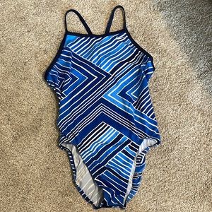 Blue Nike swimsuit